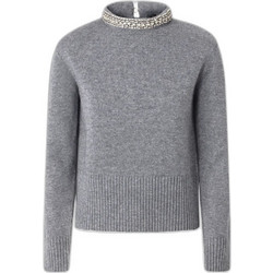 Pinko Berlino Γυναικεία Πλεκτή Μπλούζα Γκρι 107274-A3GI-II2-GREY/MONUMENT GREY