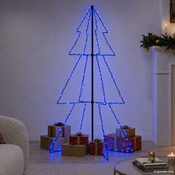 vidaXL Δέντρο από Φωτάκια 200 LED Εσωτ./Εξωτ. Χώρου 95 x 150 εκ