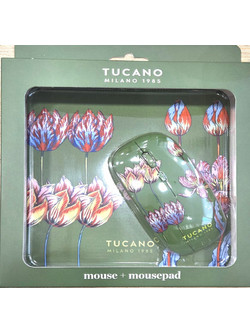 TUCANO ΣΕΤ MOUSE MOUSEPAD BSCZMPWM-FLW-V