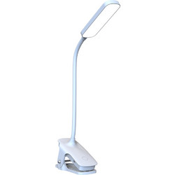 Μίνι LED φωτιστικό ανάγνωσης Wozinsky VT-02 με κλιπ και καλώδιο USB-C 80 cm - Λευκό Λευκό