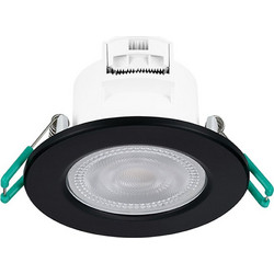Χωνευτό Φωτιστικό Σποτ Sylvania YourHome Dimmable 2700-4000K 550lm IP44 87mm 5.5W Black 90029