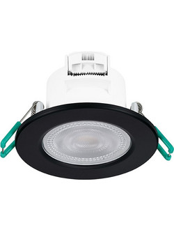 Χωνευτό Φωτιστικό Σποτ Sylvania YourHome Dimmable 2700-4000K 550lm IP44 87mm 5.5W Black 90029