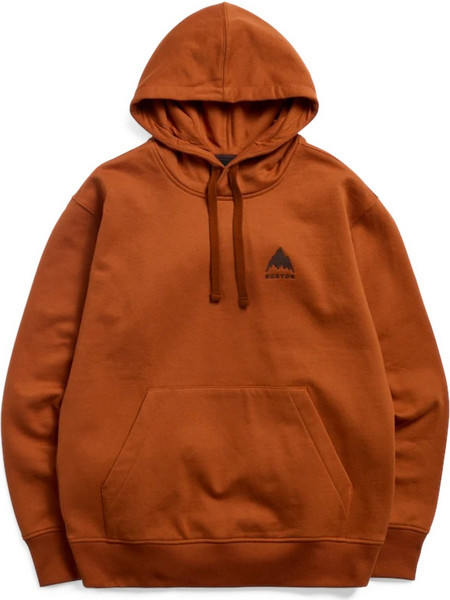 Burton Mountain Ανδρικό Φούτερ Fleece με Κουκούλα Κεραμιδί 203891BE9W