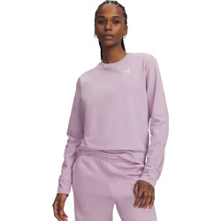 Under Armour Sport Terry Crew Γυναικείο Αθλητικό Φούτερ Ροζ 6011016-698