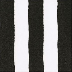 Xαρτοπετσέτες Cocktail Airlaid Black Cafe Stripe Paper Linen 12.5x12.5cm Caspari (15 Tεμάχια)