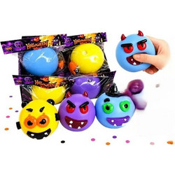 Halloween Squishy funny face smush and stay 10 cm-1 τεμάχιο