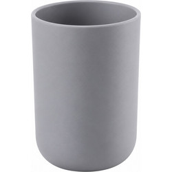 Ποτηροθήκη Επικαθήμενη MRShome DC-024008 από PP Γκρι Φ7x10cm