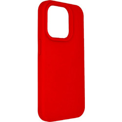 Ancus Silicone Liquid Back Cover Red (iPhone 15 Pro)