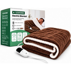 Ηλεκτρική Κουβέρτα Διπλή 80x150cm 140W Με 1 Χειριστήριο HK-80150-BR1