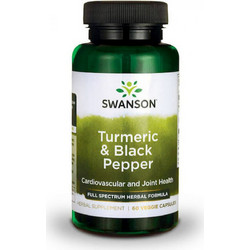Swanson Turmeric & Black Pepper 60 Κάψουλες