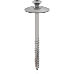 Ροδέλα πολυκαρμπονικού inox με βίδα 4,5 x 45mm