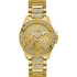 Guess Lady Frontier Γυναικείο Ρολόι με Χρυσό Μεταλλικό Μπρασελέ W1156L2