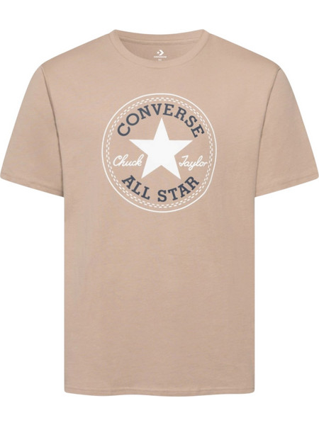 Converse - Ανδρικό T-shirt Chuck Taylor All Star Patch Relaxed Fit CVM5T459-242 Μπεζ