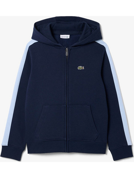Lacoste Παιδική Ζακέτα Φούτερ Σκούρο Μπλε 3SJ1128-166