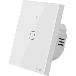 SONOFF smart διακόπτης ΤΧ-T2EU1C, αφής, Wi-Fi, μονός, λευκός