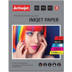 Φωτογραφικό Χαρτί για INKJET Α4 πακέτο 20 φύλλων 180gr