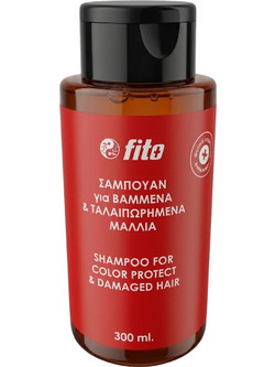 Fito+ με Πρόπολη & Φουμάρια Φυτικό Σαμπουάν για Προστασία Χρώματος για Βαμμένα Ξηρά & Ταλαιπωρημένα Μαλλιά 300ml