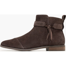Toms Stacy Γυναικεία Μποτάκια Suede Καφέ 10023623