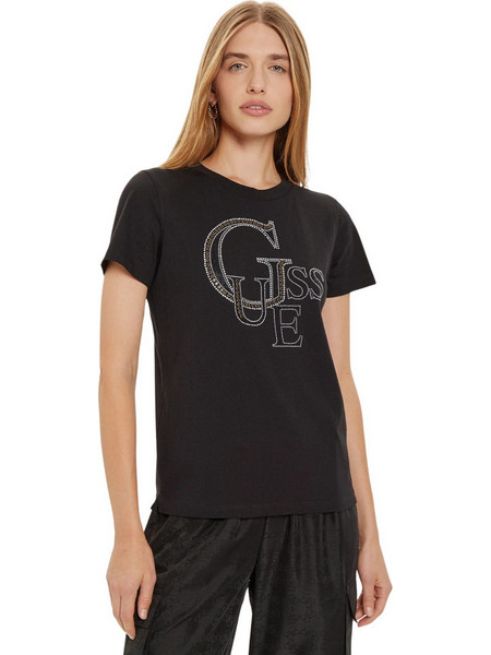 Guess Γυναικείο T-Shirt W4BI16I3Z14-JBLK Μαύρο