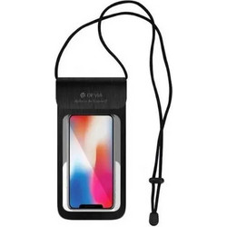 Devia Θήκη Strong Waterproof Bag Smartphone Έως 7" Clear Μαύρο