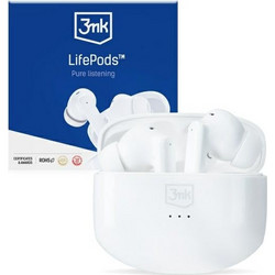 3mk LifePods Ακουστικά Bluetooth In Ear White