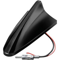 ΚΕΡΑΙΑ ΚΑΡΧΑΡΙΑΣ AERO-FIN 6 12V ΜΑΥΡΗ AM/FM ΜΕ ΕΝΙΣΧΥΤΗ ΣΗΜΑΤΟΣ 78x148x59mm