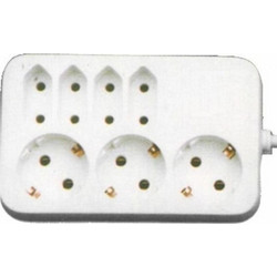 ΠΟΛΥΠΡΙΖΟ PROTEGY G03/4S 3 - 4 SCHUKO 16A 1.5M WHITE