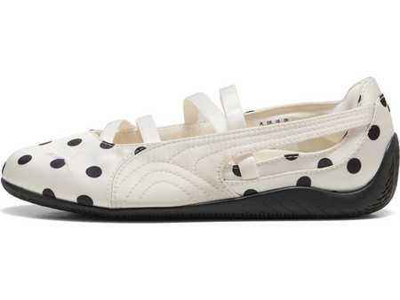 PUMA 'SPEEDCAT' POLKA DOT BALLET ΠΑΠΟΥΤΣΙΑ ΓΥΝΑΙΚΕΙΑ 410260-01 (01/WARM WHITE-PUMA BLACK)