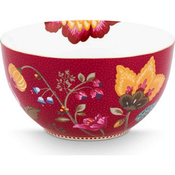 PIP STUDIO - ΠΟΡΣΕΛΑΝΙΝΟ ΜΠΩΛ BLOOMING TALES DARK RED 15cm