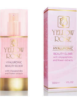 Yellow Rose Hyaluronic Beauty Elixir Αντιγηραντικό Serum Προσώπου με Κολλαγόνο & Υαλουρονικό 30ml