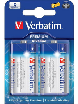 Verbatim Premium Alkaline D 2τμχ