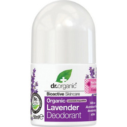 Dr. Organic Lavender Φυσικό Γυναικείο Αποσμητικό Roll On Χωρίς Αλουμίνιο 50ml
