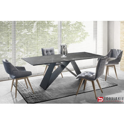Τραπεζαρία Ceramic Σετ με 6 Καρέκλες 200x100 Νο4035