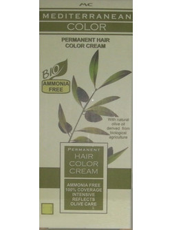 Mediterranean Color Permanent Hair Color Cream 5/3 Καστανό Ανοιχτό Χρυσαφί Φυτική Μόνιμη Βαφή Μαλλιών Χωρίς Αμμωνία 60ml