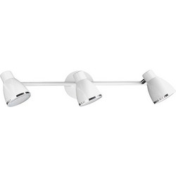 Φωτιστικό Τοίχου ή Οροφής Χρωμίου με 3 LED Spot Melisa 3x5W σε Λευκό χρώμα - Omnia