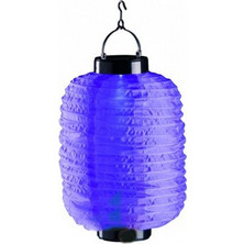 Φαναράκι κρεμαστό κήπου LED ηλιακό Solar Powered, Outdoor Lights 45936 Χρώμα Μωβ - Outdoor Lights