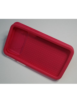 Σκληρή Θήκη Πίσω Κάλυμμα Elastic Universal Με Stand για Smartphones 5 έως 5.5 ίντσες Φούξια (OEM)