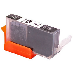 Μελάνι CANON Συμβατό CLI-521BK Σελίδες:3425 Black για iP3600, iP4600, iP4700, MP540, MP550, MP560, MP620, MP630, MP640, MP980, MP990, MX860, MX870