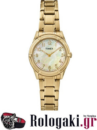 Timex Easy Reader Γυναικείο Ρολόι με Χρυσό Μεταλλικό Μπρασελέ TW2P78300