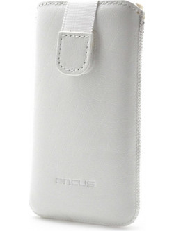 Θήκη Protect Ancus για Apple iPhone SE/5/5S/5C Old Leather Λευκή