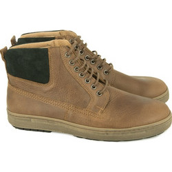 Nice step ανδρικό δερμάτινο μποτάκι 711 brown