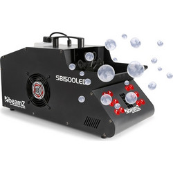 BEAMZ SB1500LED Επαγγελματική Μηχανή Καπνού και Bubble 1500 Watt με 12x 3W RGB DMX Χειριστήριο 160.524