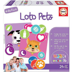 Educa Loto Pets Επιτραπέζιο Παιχνίδι για Παιδιά 2+ Ετών για 2+ Παίκτες