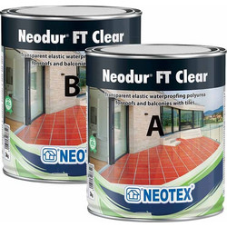 Neotex Neodur FT Clear (A+B) Βερνίκι Επιφάνειας Πέτρας Κονιαμάτων Διαλύτου Satin Διάφανο 8kg