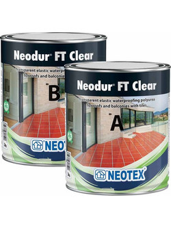 Neotex Neodur FT Clear (A+B) Βερνίκι Επιφάνειας Πέτρας Κονιαμάτων Διαλύτου Satin Διάφανο 8kg