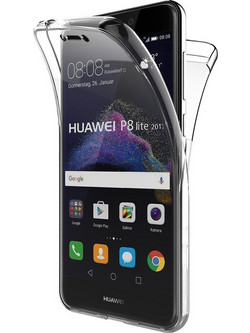 HuaWei P8 Lite 2017 - 360 Degree Full Body Cover Ultra Thin TPU Silicone Case Transparent Protective Mobile (oem)