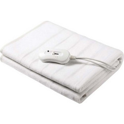 Silver HK1507 Ηλεκτρική Μονή Κουβέρτα Λευκή 50W 150x70cm