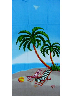 Nima Thalassa Πετσέτα Θαλάσσης Μπλε 70x145cm 40-16