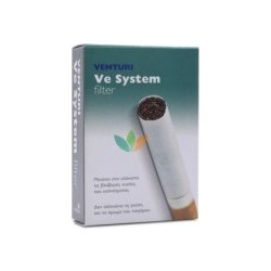 Vitorgan Venturi VeSystem Filter Φίλτρα Καπνίσματος για Κανονικά Τσιγάρα, 4φίλτρα