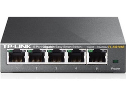 TP-Link TL-SG105E V3 Unmanaged L2 Switch με 5 Θύρες Ethernet 1Gbps